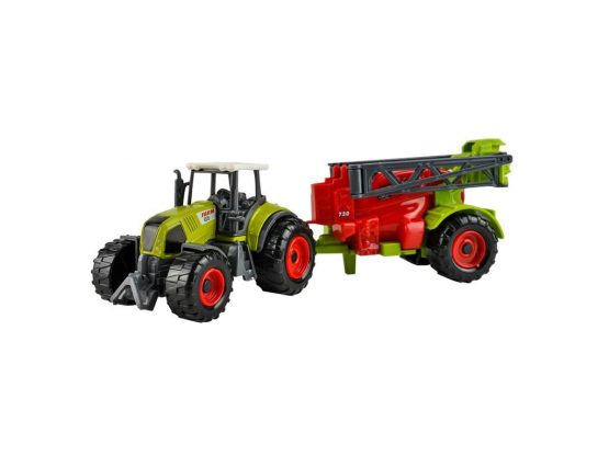Σετ γεωργικά οχήματα 6 τεμαχίων για φάρμα, τρακτέρ, ανυψωτικό όχημα, φορτηγό