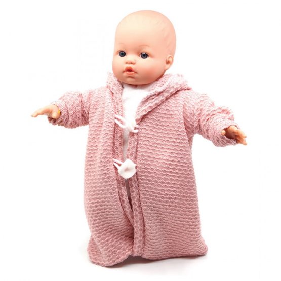 D’Nenes Κούκλα Μωρό Βινυλίου ‘Κορίτσι με υπνόσακο’ 34 εκ.